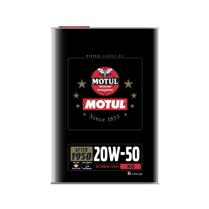 Engine Oil (20W-50) (5 Liter) (Classic Performance) - Motul 110622